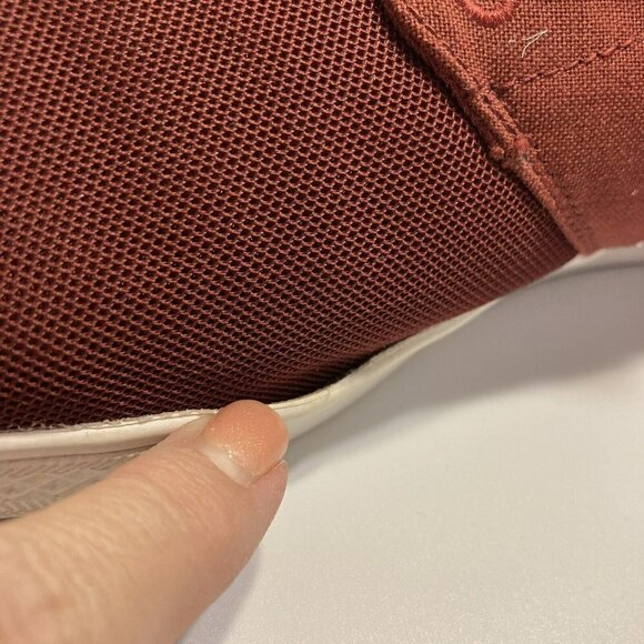 Saola Make An Impact Sustainable Mens 12 Ankle High Top Burgundy Red Shoes - Picture 14 of 14